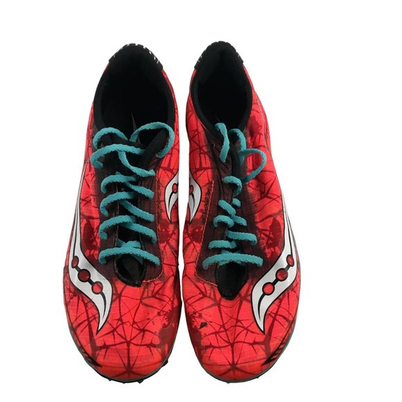 SAUCONY SHAY XC4 TRACK CLEAT W/ METAL SPIKES S19010-1 WOMENS SIZE 7.5 - Picture 7 of 8